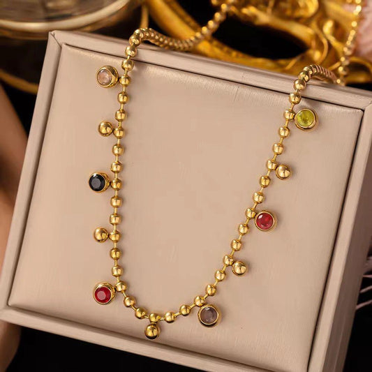 Ethereal Navratna Necklace
