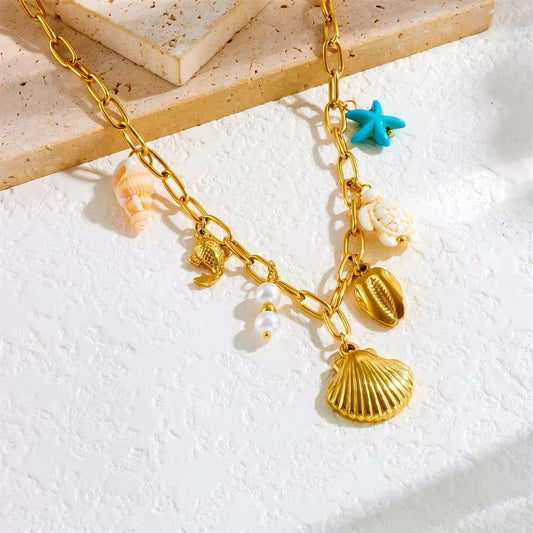 Ocean Whimsy Charm Necklace🌊