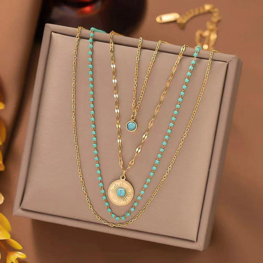 Turquoise Horizon Necklace