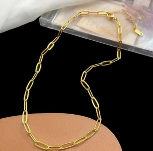 Paper clip Necklace