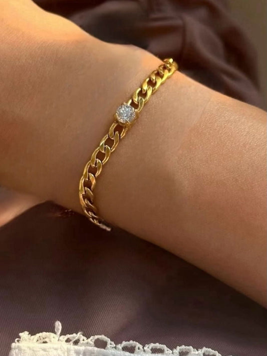 Round Solitaire Bracelet