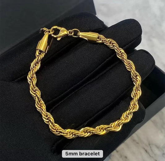 Golden Rope Bracelet