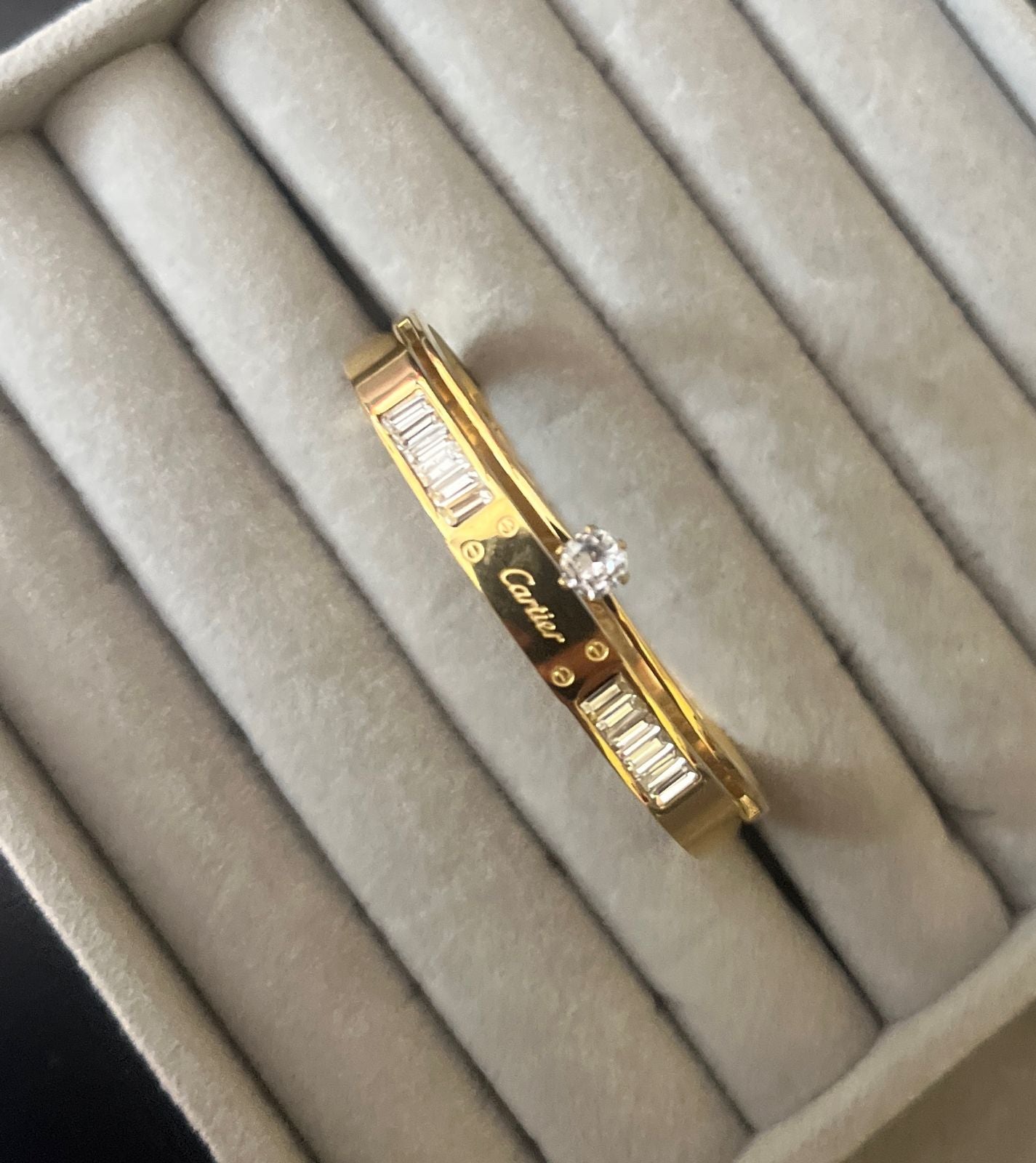 Luxe Solitaire Bar Kada (SMALL SIZE)
