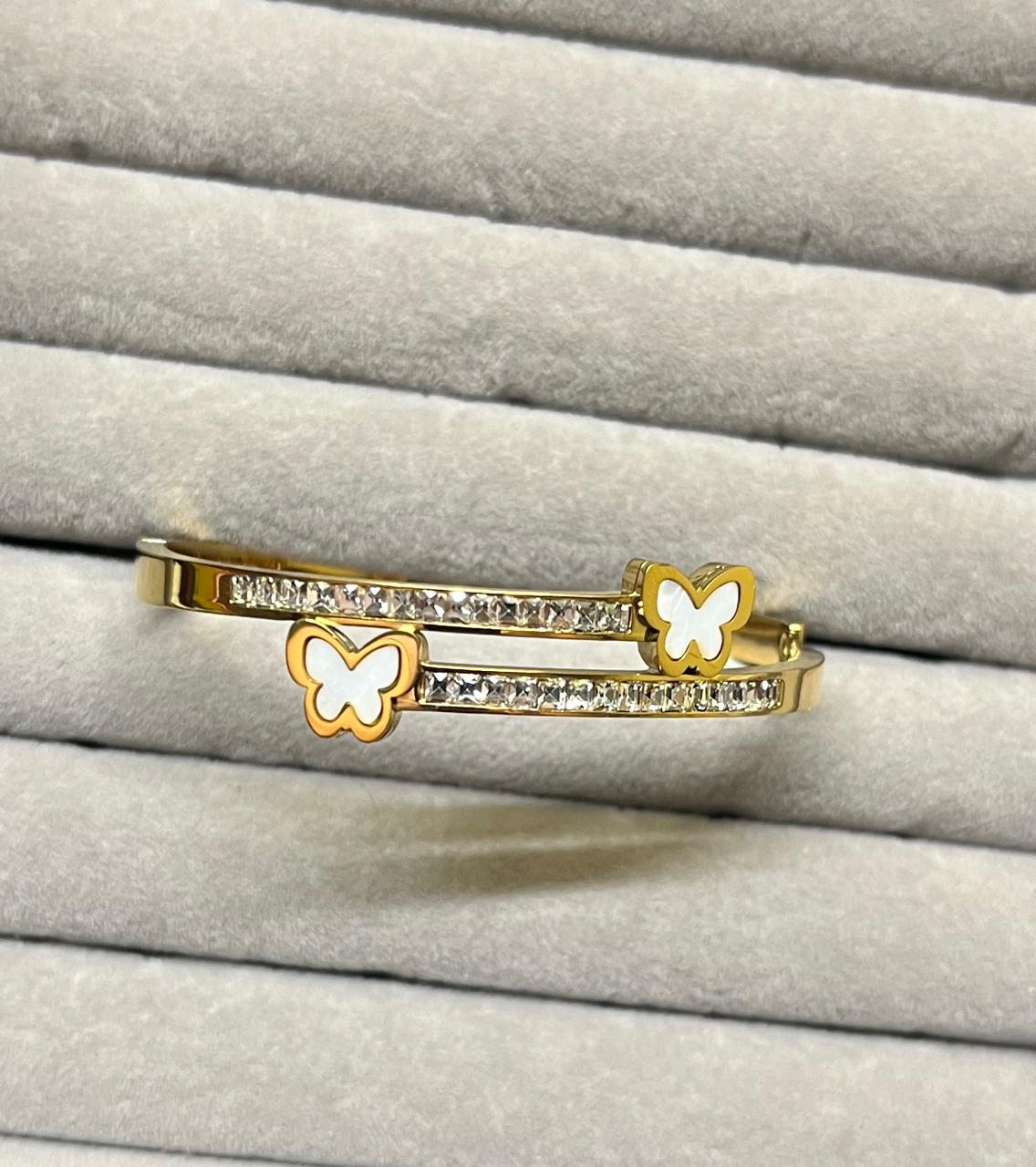 Butterfly Gleam Dual-Line Kada (SMALL SIZE)