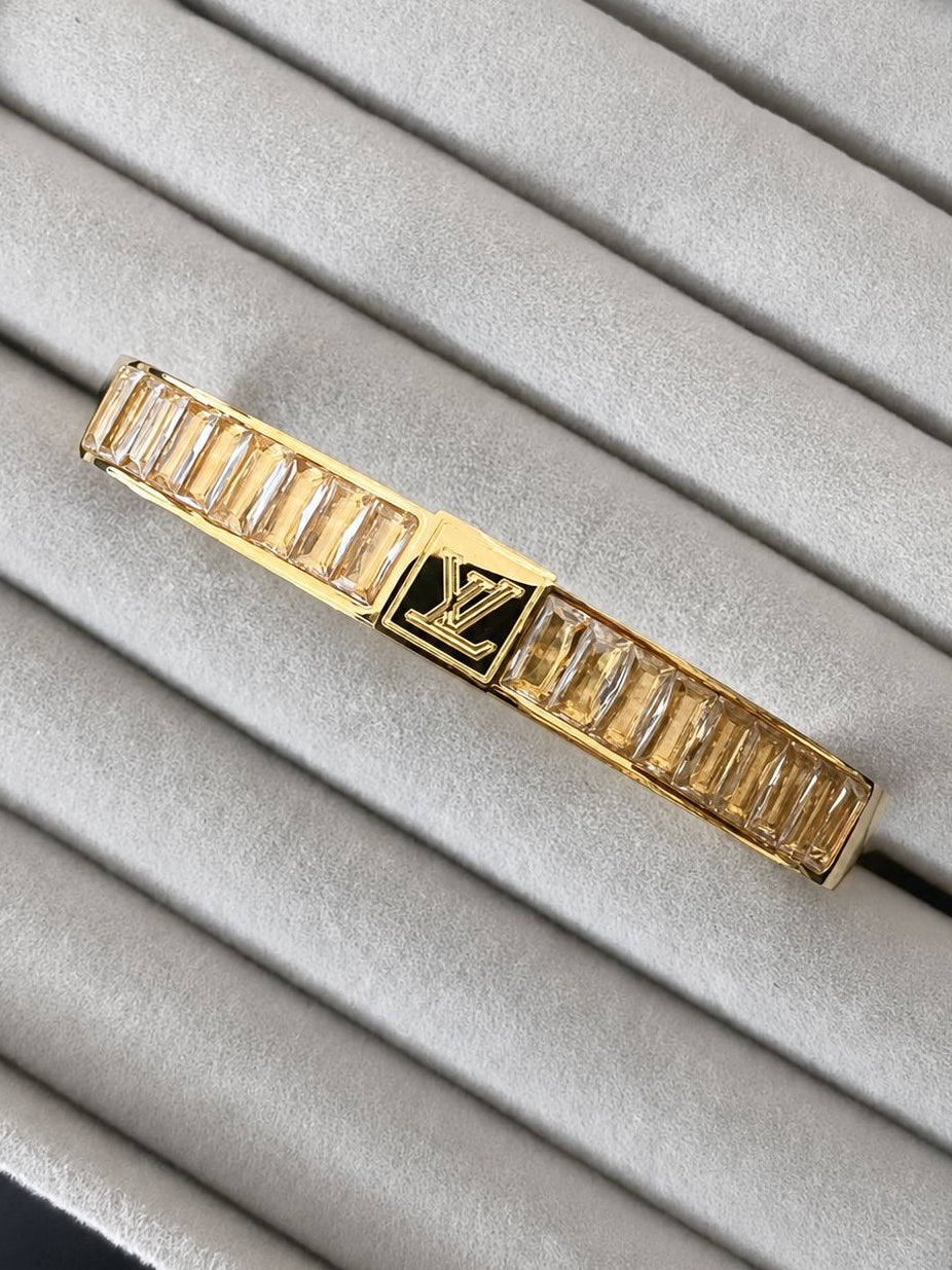 Regal Monogram Crystal Kada