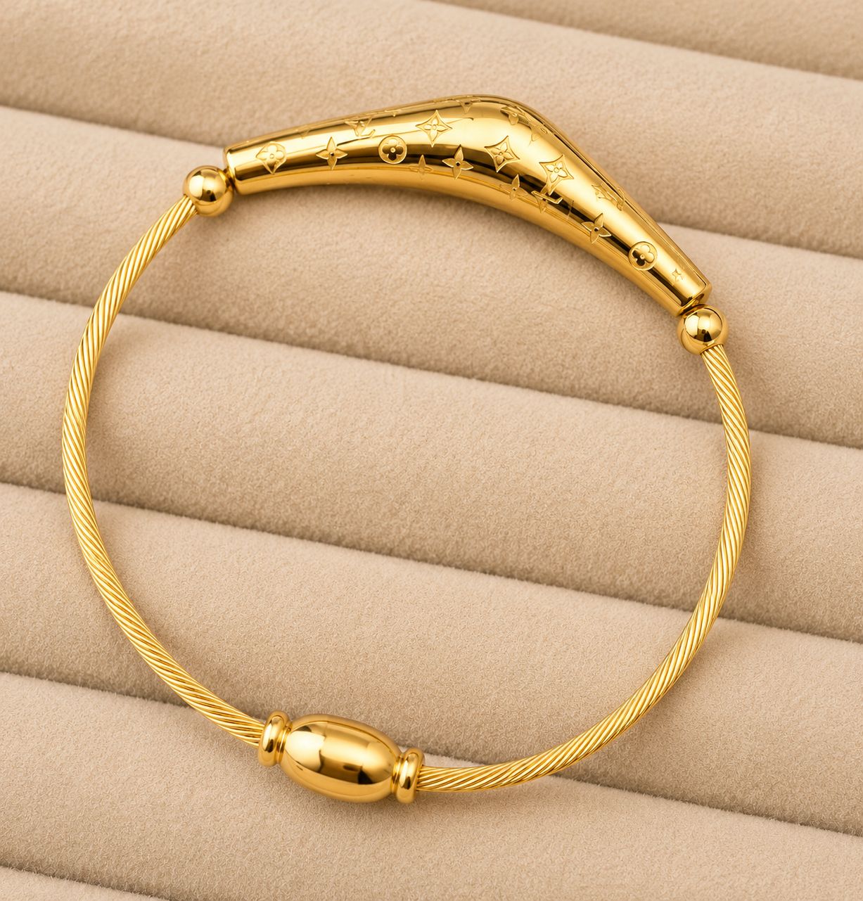 Aurel Twist Gold Kada