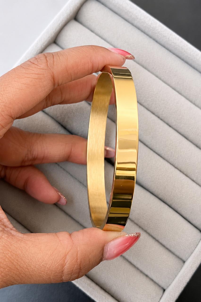 Classic Mirror Gold Kada