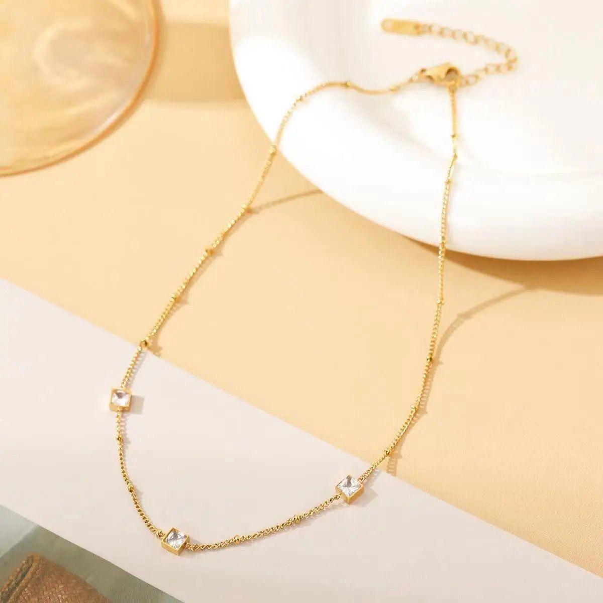 Golden Prism Necklace