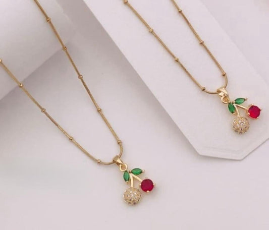 Cherry Bloom Necklace 🍒