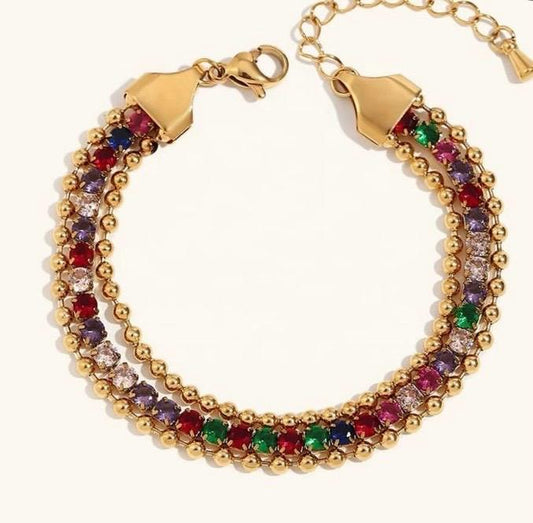 Aurora Gemstack Bracelet