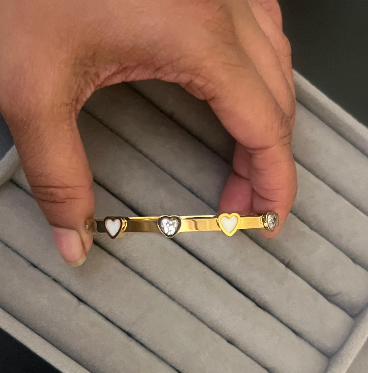 Love Notes Gold Kada (SMALL SIZE)