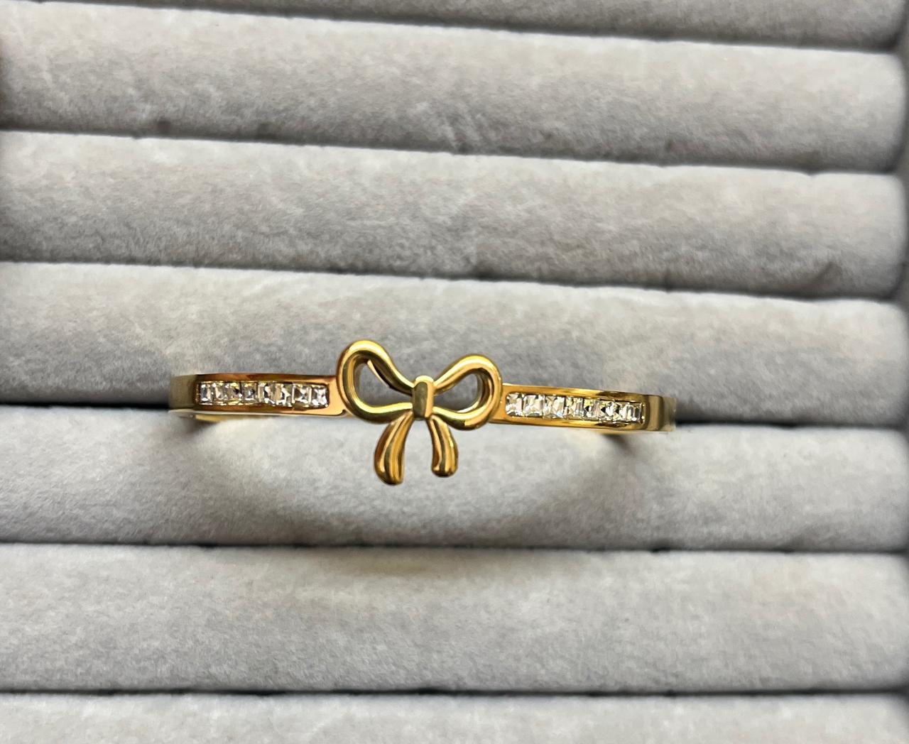 Amour Bow Crystal Kada (SMALL SIZE)