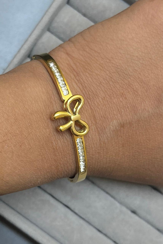 Amour Bow Crystal Kada (SMALL SIZE)