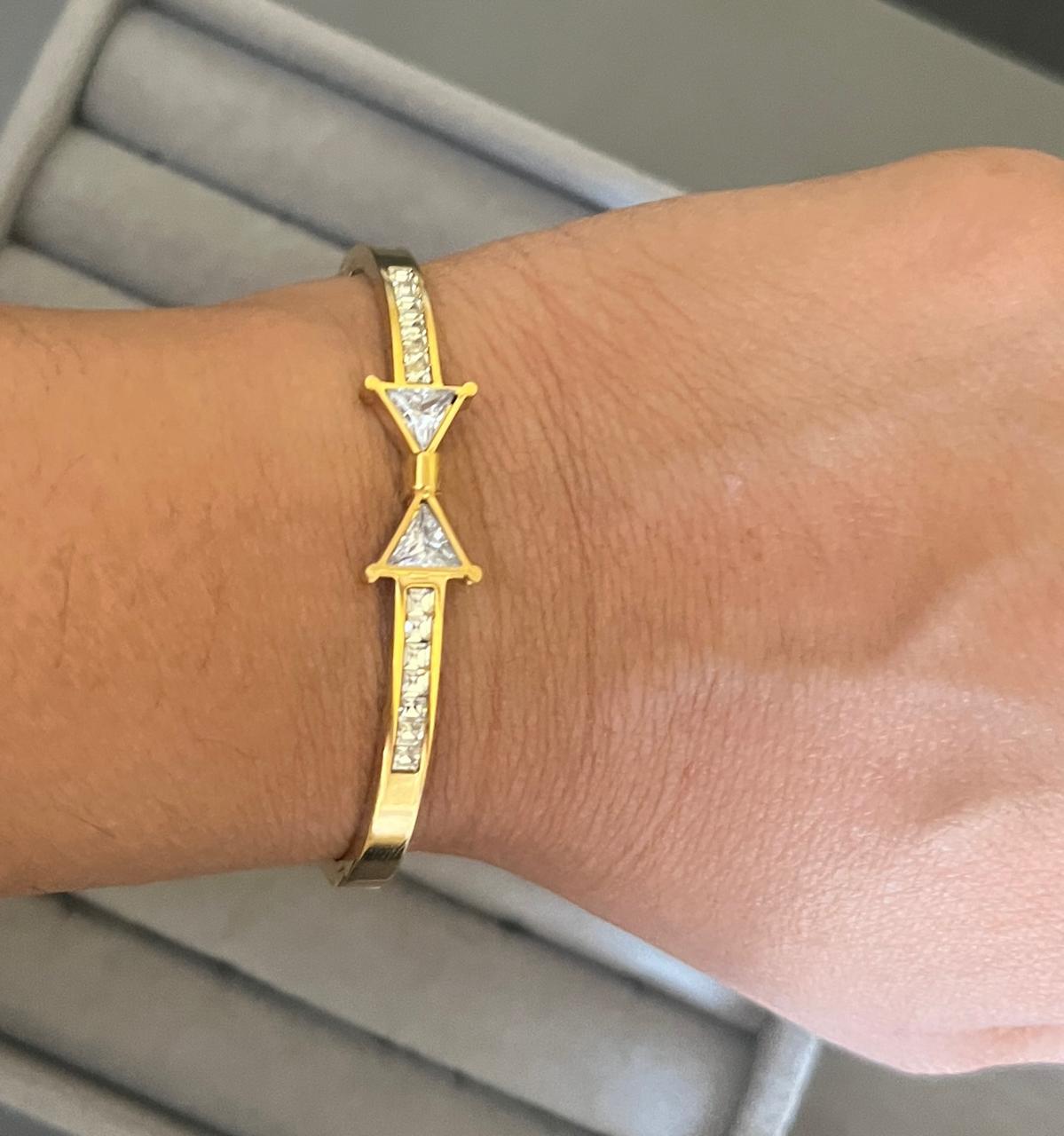 Dual Prism Crystal Kada (SMALL SIZE)
