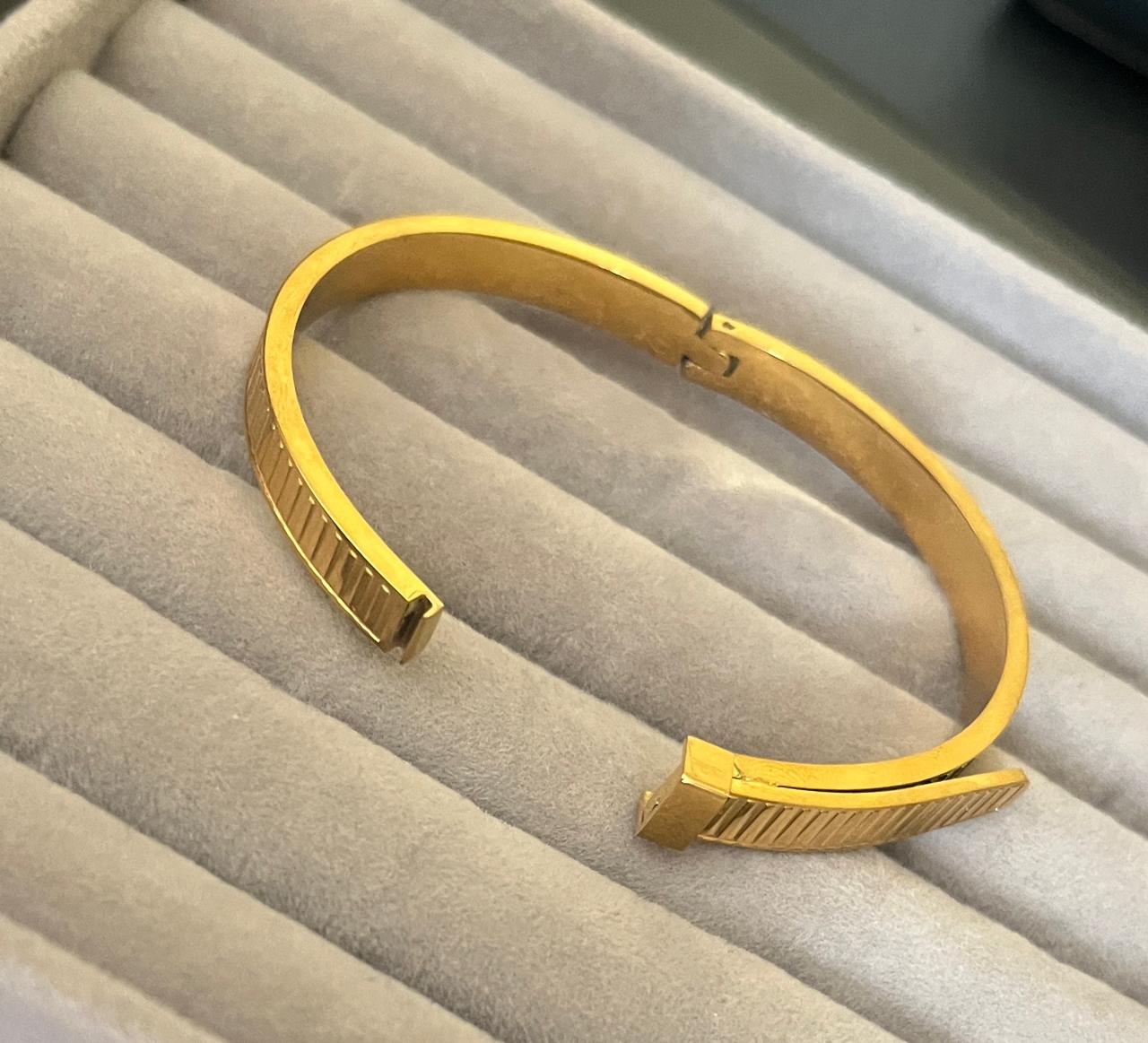 Aurex Ridge Gold Kada (SMALL SIZE)