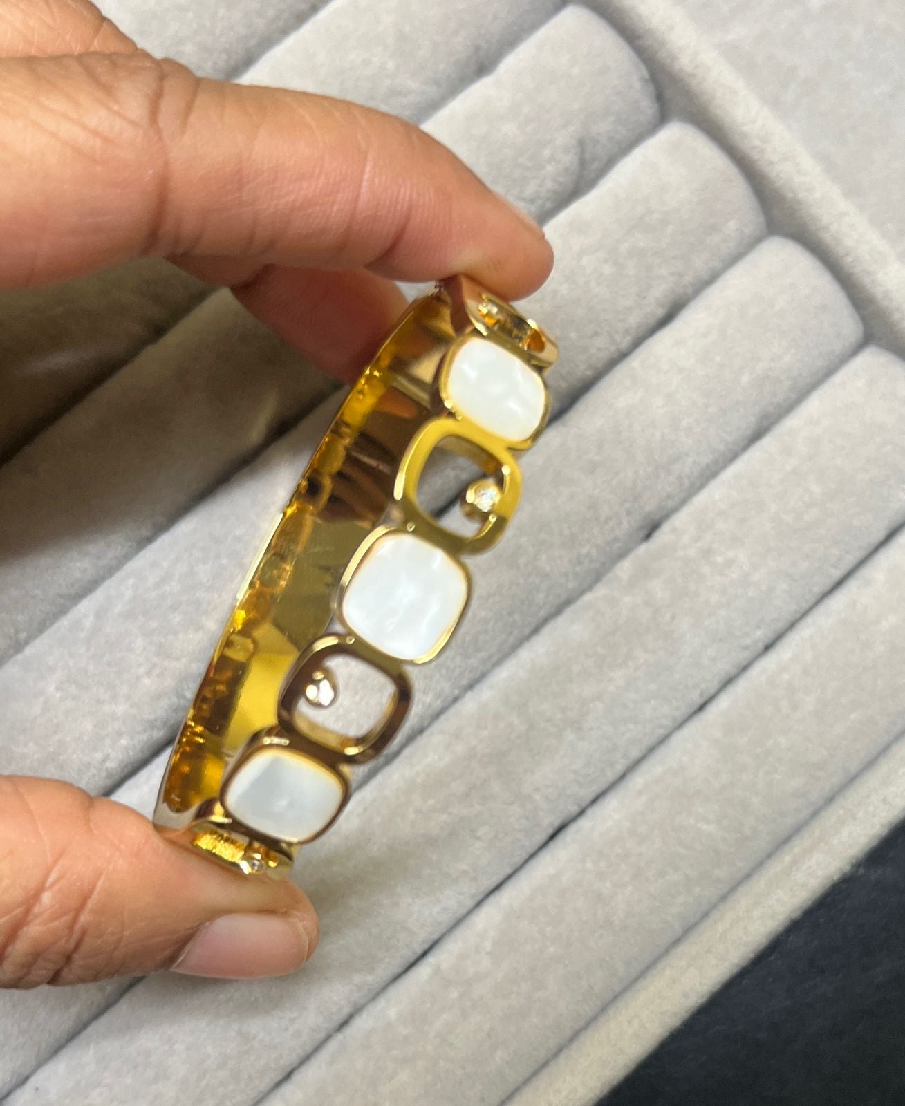 The Ivory Luxe Link Kada (SMALL SIZE)