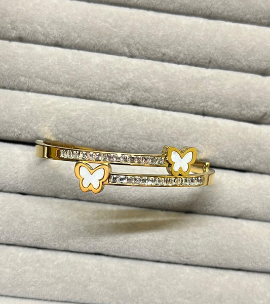 Butterfly Gleam Dual-Line Kada (SMALL SIZE)