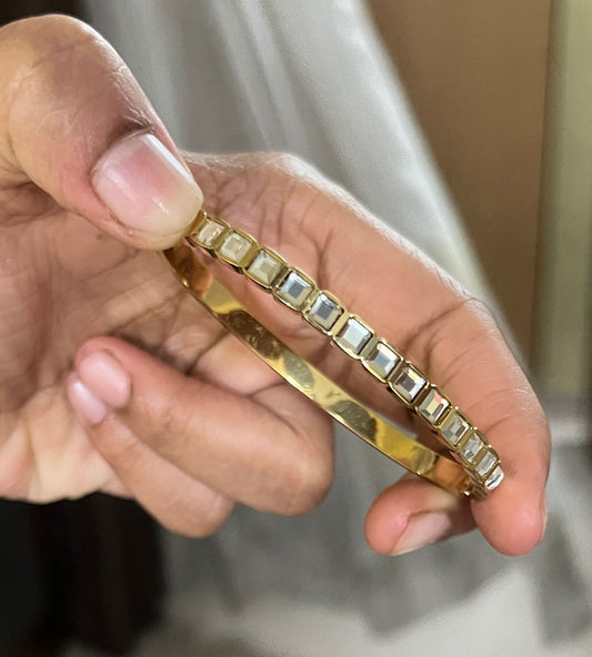 Prism Edge Crystal Kada (SMALL SIZE)