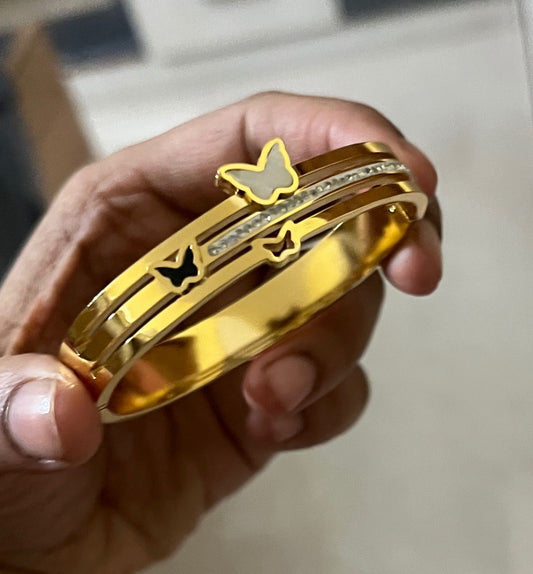 Flutter Glow Dual Butterfly Kada (SMALL SIZE)