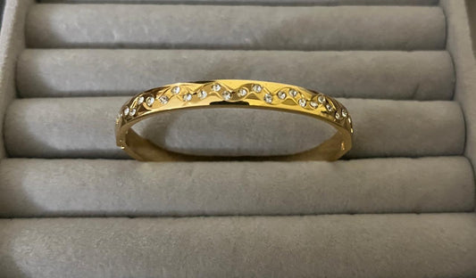 Crystal Wave Luxe Kada (SMALL SIZE)