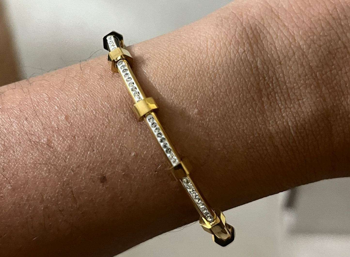 Crystal Link Bar Kada (SMALL SIZE)
