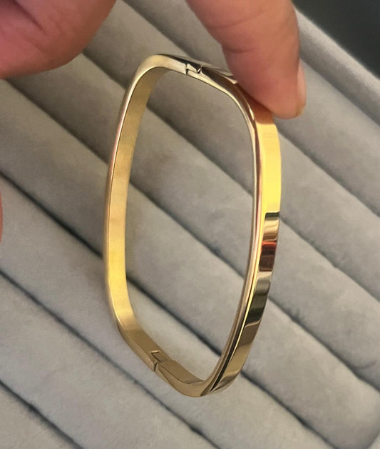 Luxe Minimal Rectangular Kada (SMALL SIZE)