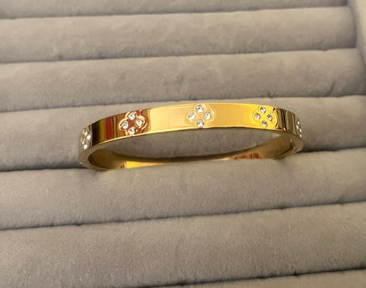 Flora Spark Gold Kada (SMALL SIZE)