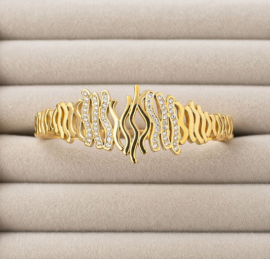 Seraphina Wave Crystal Kada