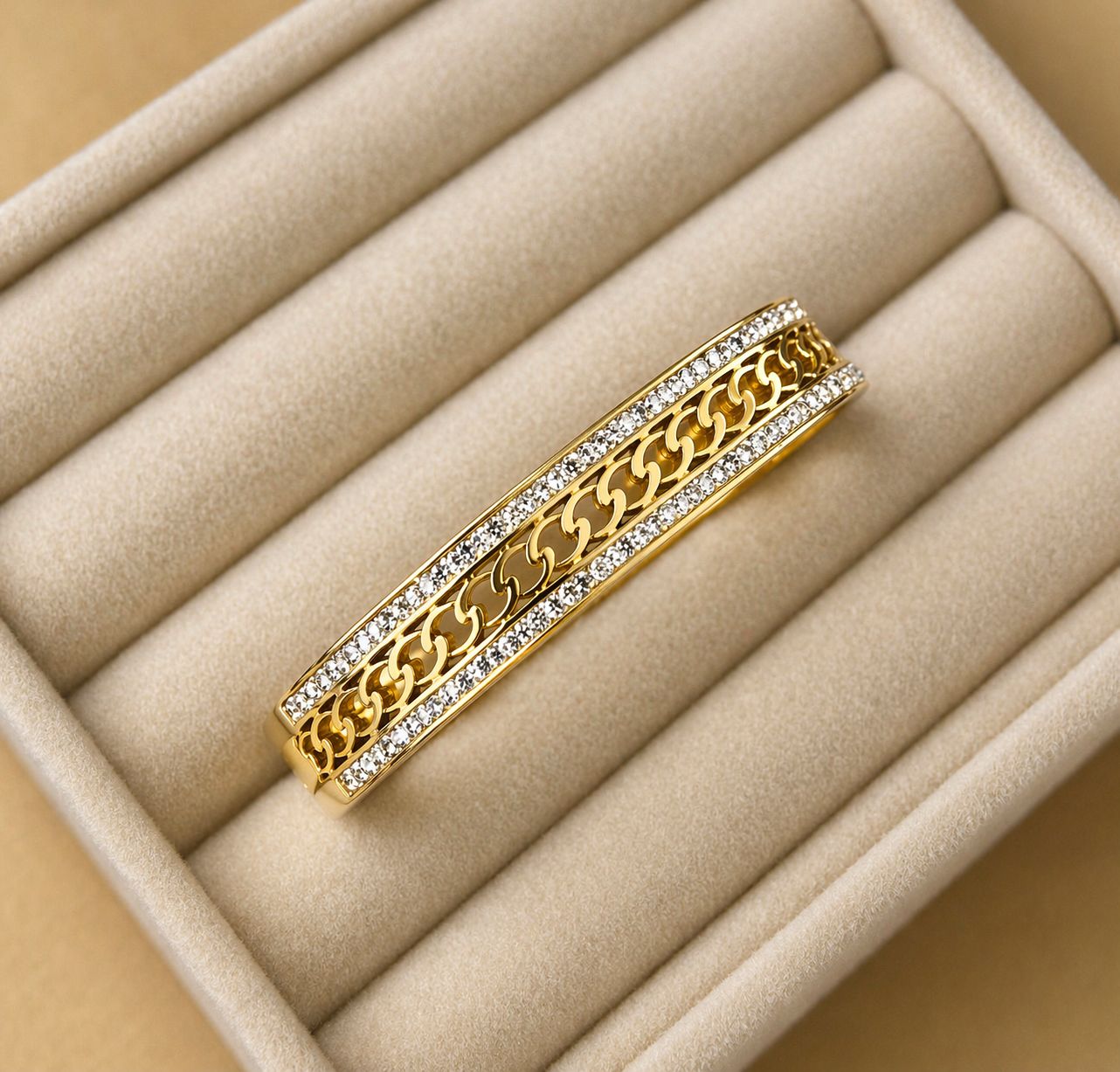 Luxe Chain Crystal Kada
