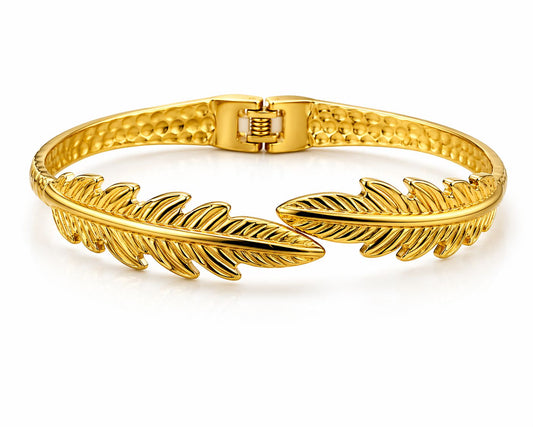 Golden Feather Grace Open Kada