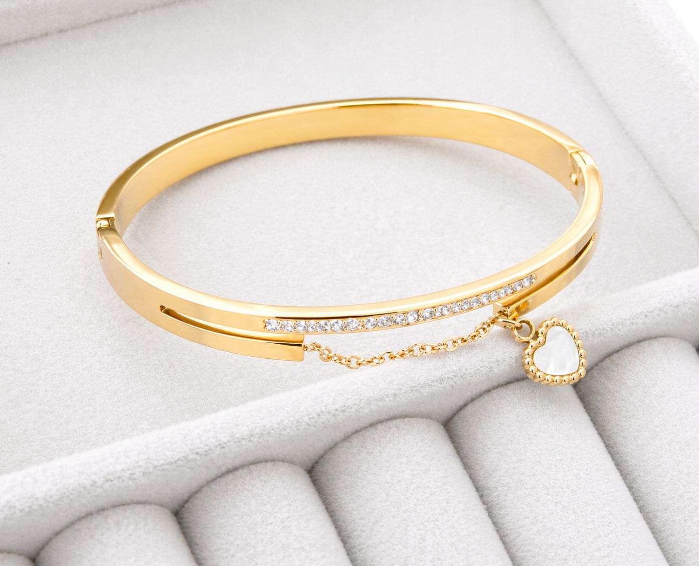 Amora Crystal Charm Kada