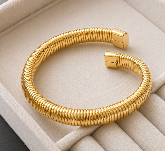 Serpentina Flex Gold Cuff (BIG SIZE)