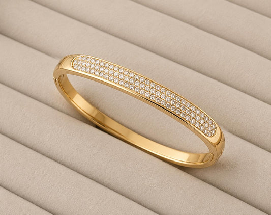 Seraphina Crystal Gold Kada