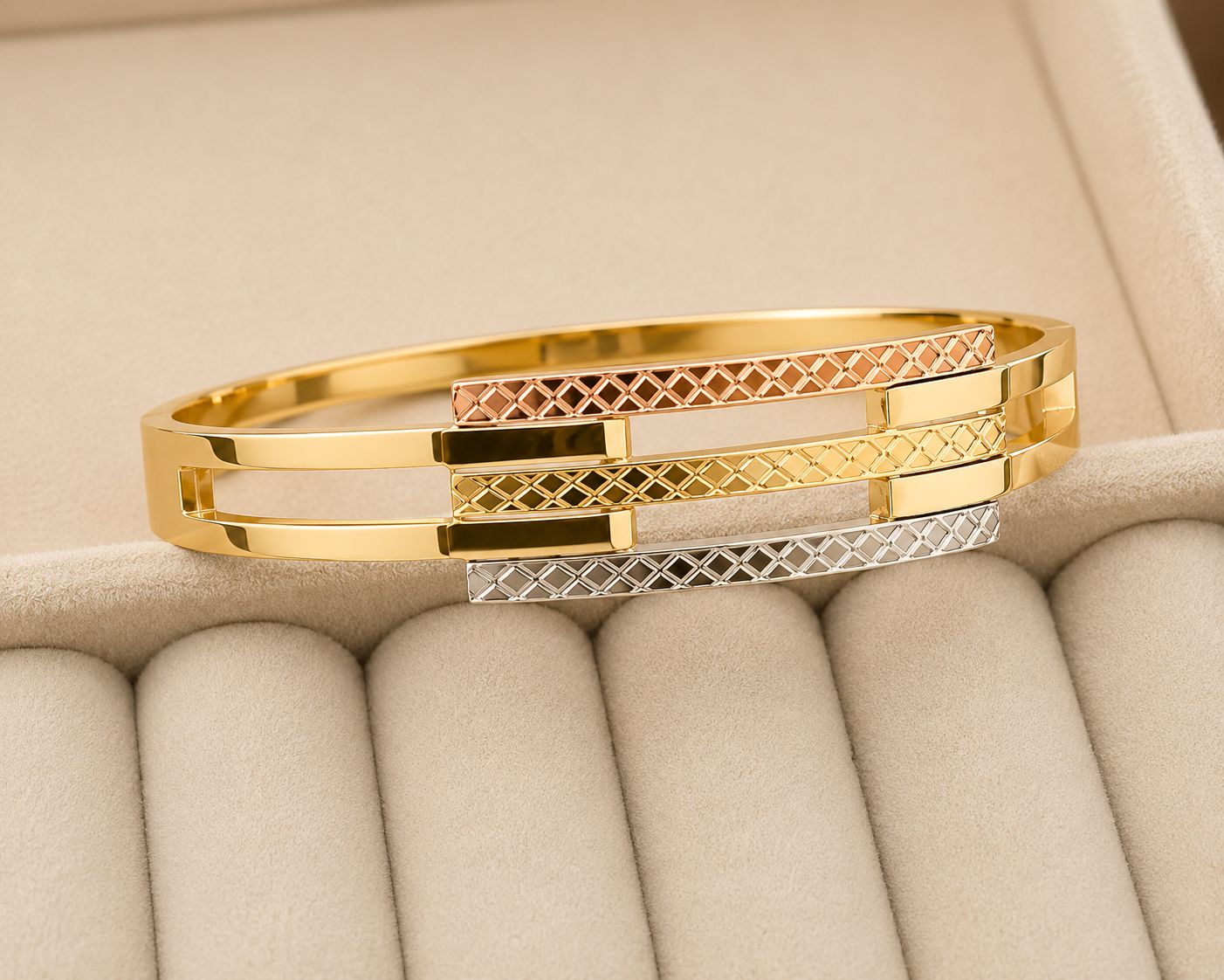 Trinity Luxe Dual-Tone Kada