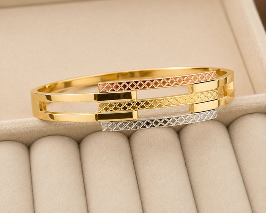 Trinity Luxe Dual-Tone Kada