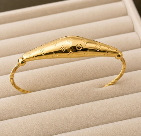 Aurel Twist Gold Kada