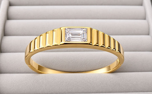 Regal Princess Cut Gold kada