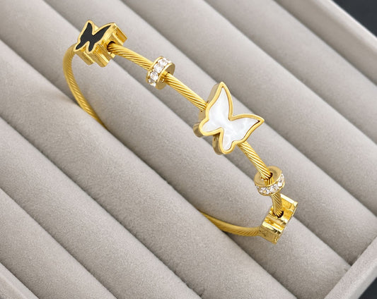 Golden Butterfly Charm Kada