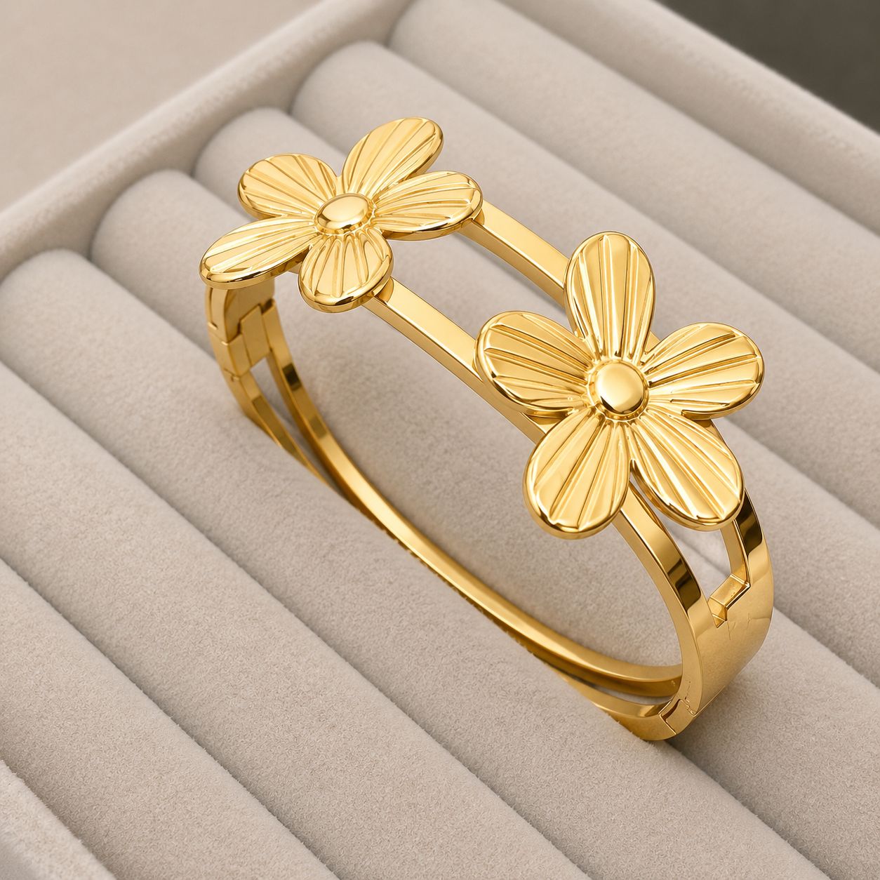 Golden Bloom Statement Kada
