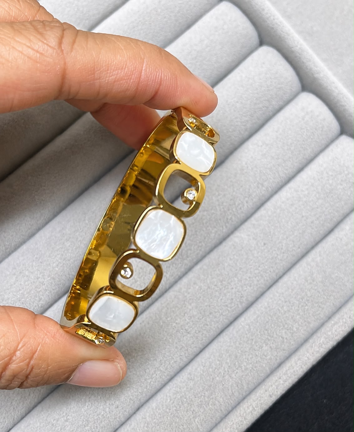 The Ivory Luxe Link Kada (SMALL SIZE)