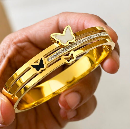Flutter Glow Dual Butterfly Kada (SMALL SIZE)