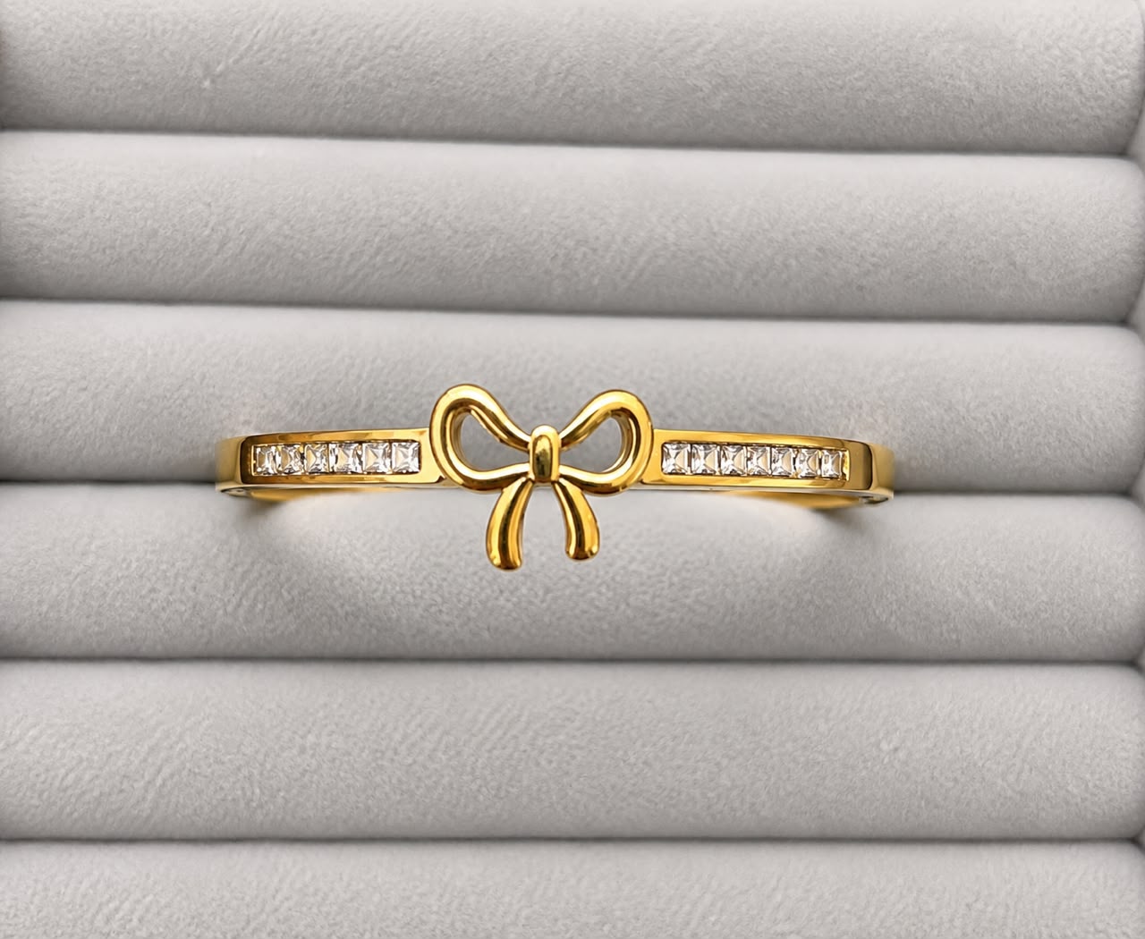 Amour Bow Crystal Kada (SMALL SIZE)