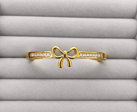 Amour Bow Crystal Kada (SMALL SIZE)
