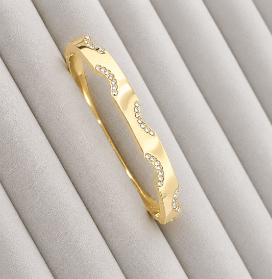 Golden Wave Whisper Kada (SMALL SIZE)