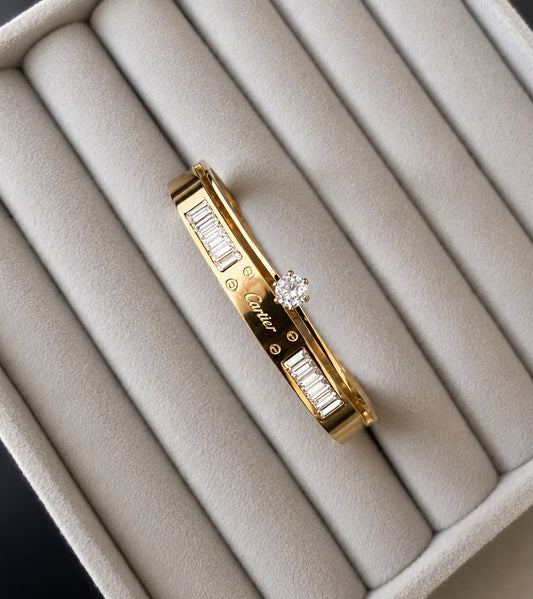 Luxe Solitaire Bar Kada (SMALL SIZE)